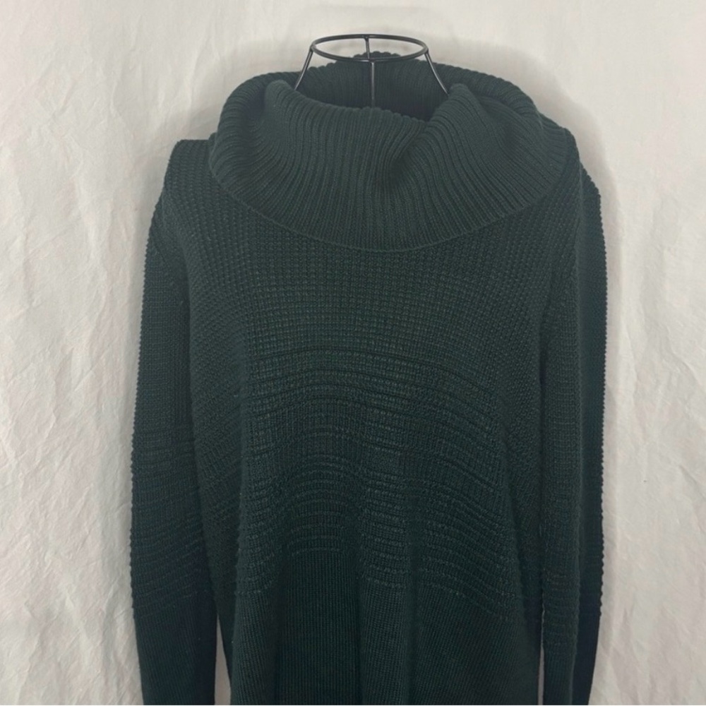 Calvin Klein - Dark Green Cowl Neck Sweater